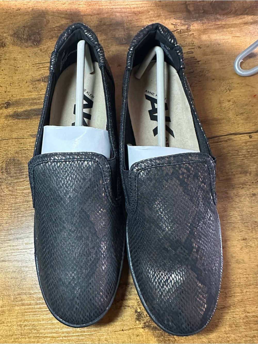 Ak Sport Womens Snake Side Gore 1/2 Platform Logo Comfort Yourday Round Toe